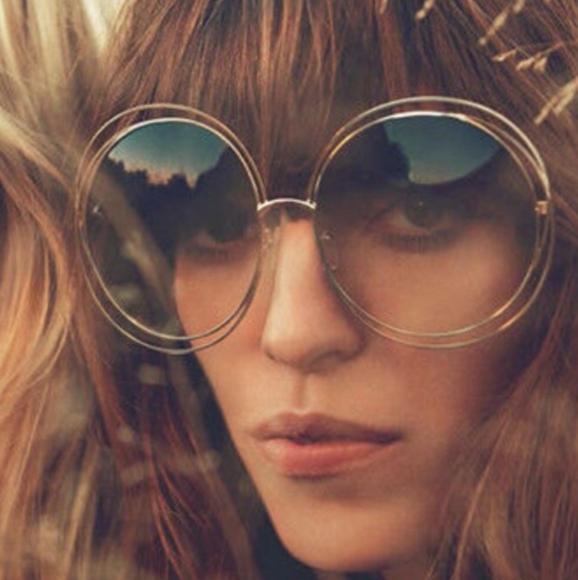 Chloe CE 120 Round Sunglasses. EUC. - Picture 1 of 13